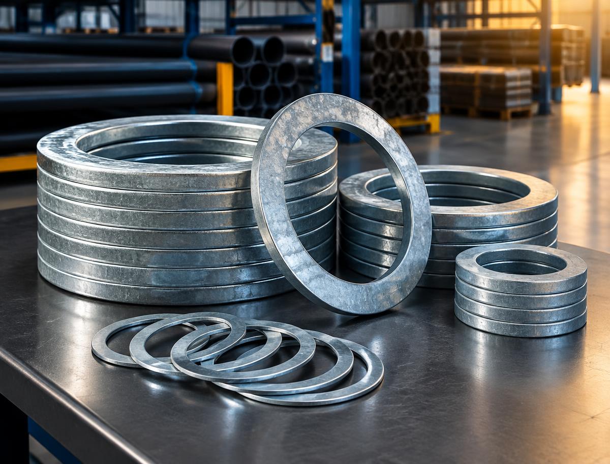 Galvanized Iron (GI) Backing Rings available from Cemec Far East in Abu Dhabi, UAE
